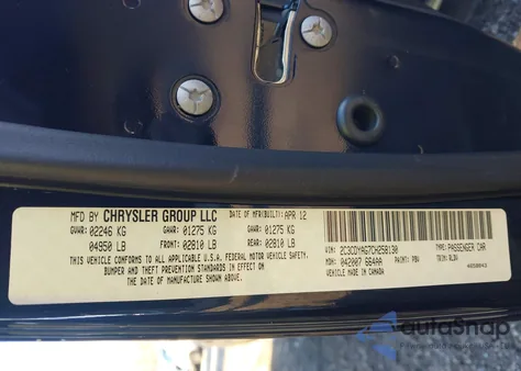 2012 Dodge Challenger Sxt from USA, damaged, VIN 2C3CDYAG7CH258130